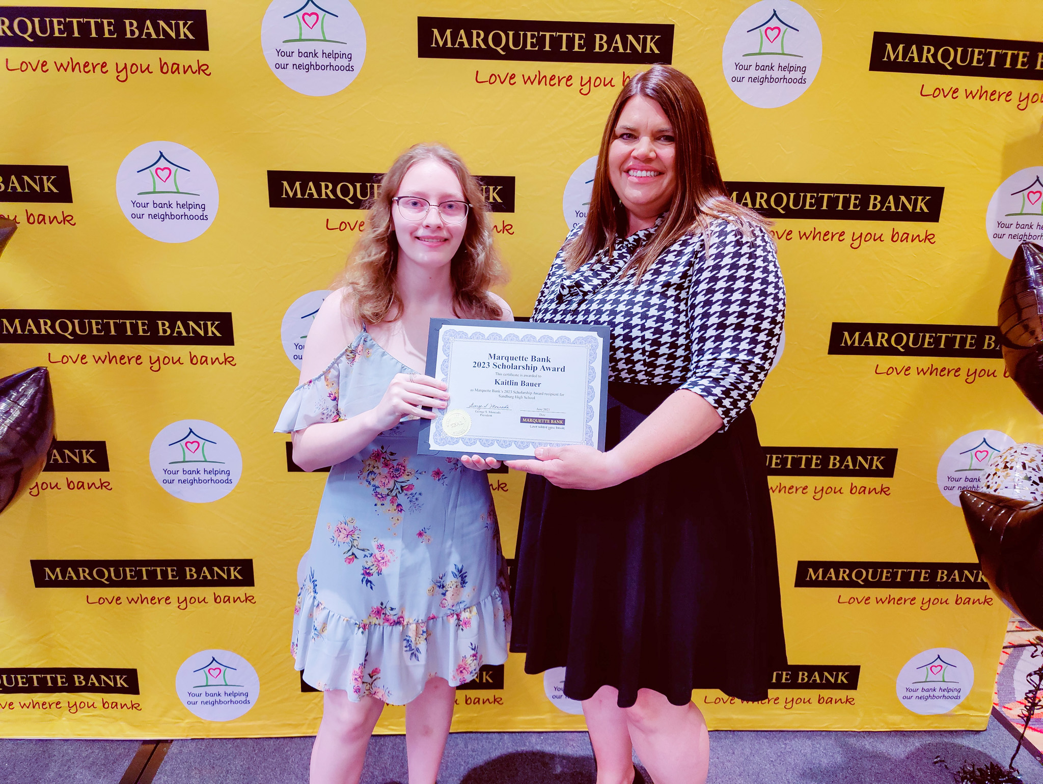 Marquette Bank Scholarship Photo3