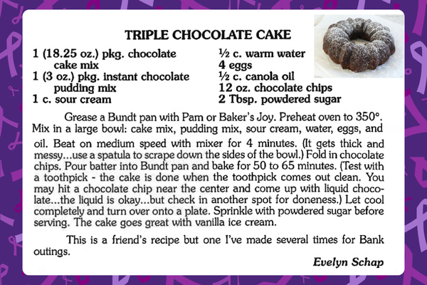 Evelyn's Triple Chocolate Cake Recipe