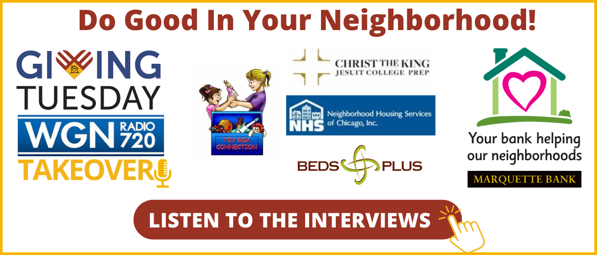 Giving Tuesday WGN Radio 720 Takeover