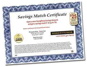 Illustration of YoungMarq Certificate
