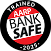 AARP Bank Safe 2025 Logo