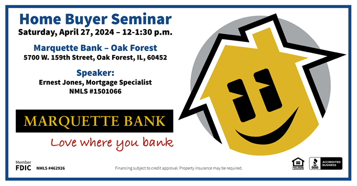 Home Buyer Seminar - April 27, 2024