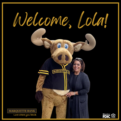 Lola McCaster and Marty the Moose